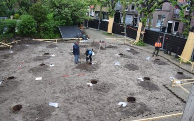 Archeologische opgraving Dorpskerk in Voorschoten, gemeente Voorschoten